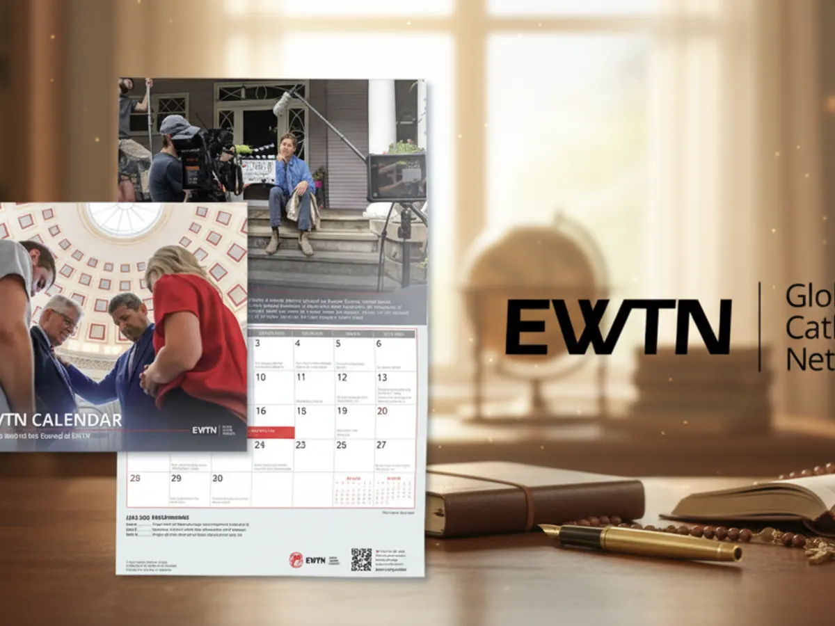 Your Year, Guided by Grace — Get the FREE 2026 EWTN Calendar! — free sample: Get a FREE 2026 EWTN Family Calendar! Just fill out a quick form to receive inspiring photos and ref