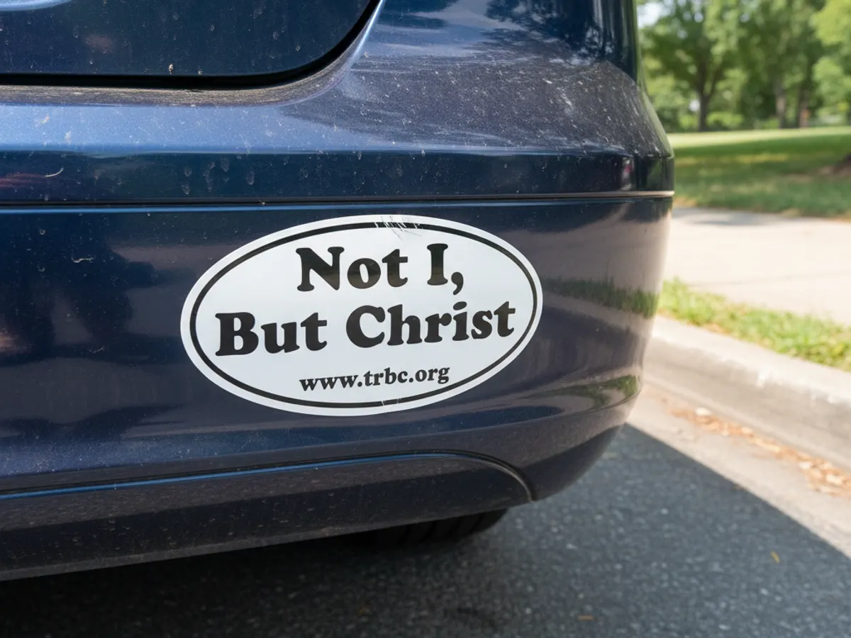 Faith on Display — Free ‘Not I But Christ’ Decal! — free sample: Request up to 3 free “Not I But Christ” decals from Thomas Road Worldwide. Perfect to share your fai