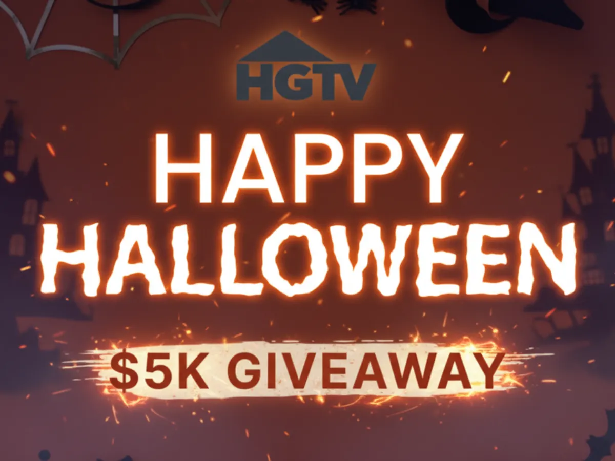 Cash In with HGTV—Win $5,000 in Minutes! — free sample: Enter the HGTV Happy Halloween $5K Giveaway for a chance to win $5,000! Enter twice daily on HGTV.co