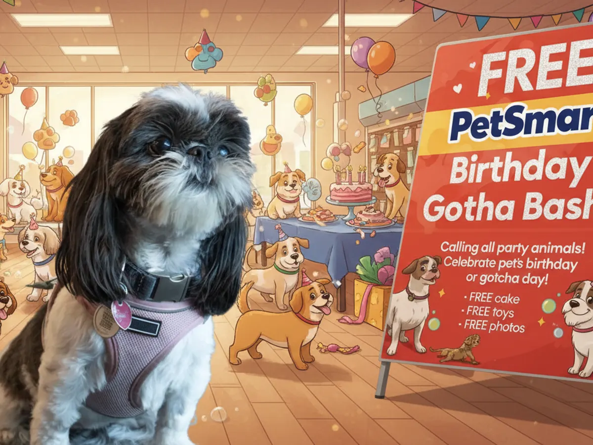 Paw-ty Time! FREE Birthday and Gotcha Bash for Your Pet at PetSmart! — free sample: Celebrate your pet’s birthday with free treats and games at PetSmart’s Birthday + Gotcha Bash! Next 