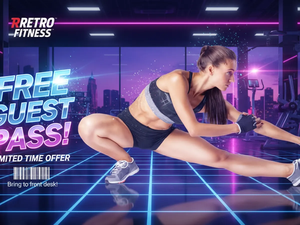 Train Like a Champ – Free Day Pass at Retro Fitness!