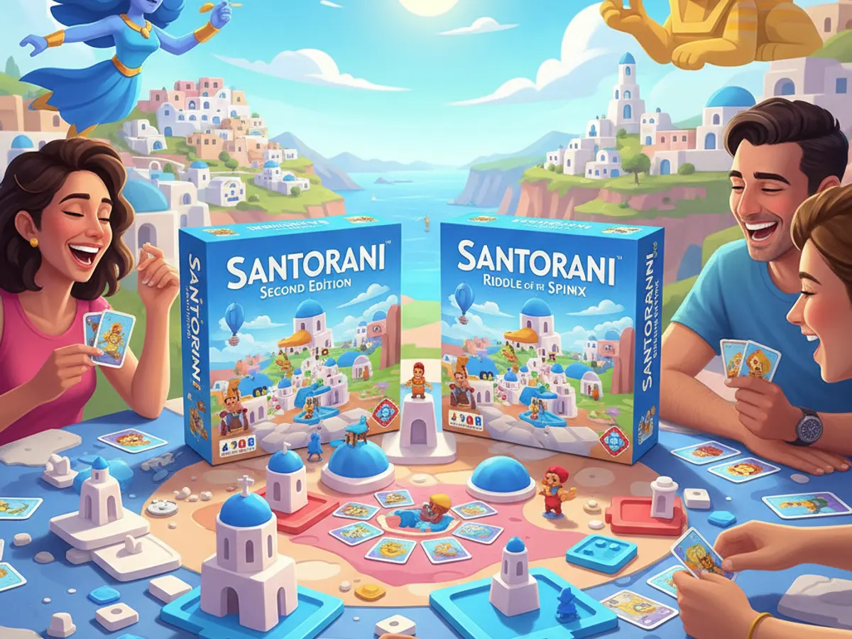 Free Santorini Pack from Roxley – Let the Battle of the Gods Begin! — free sample: Apply now for a chance to get a FREE Santorini Game Night Party Pack from Tryazon (worth $140+)! Inc