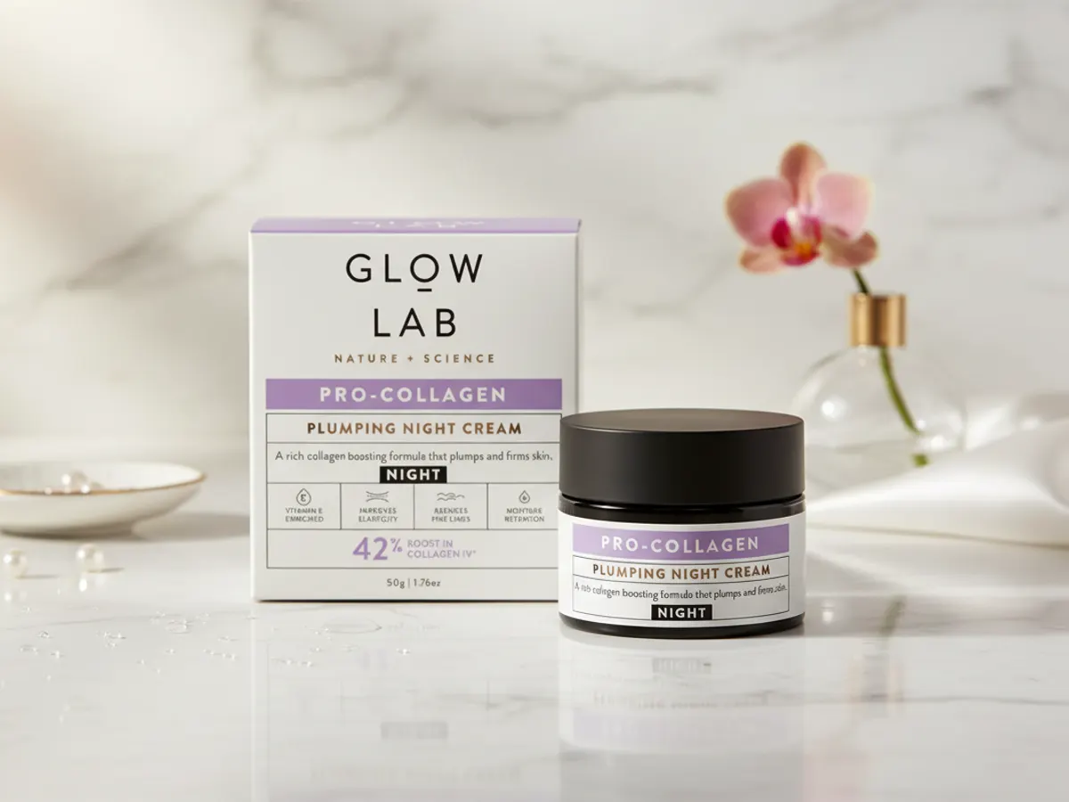 Start Your Glow Journey with FREE GlowLab Collagen! — free sample: Sign up with your email for a free month of GlowLab Premium Collagen Supplements at launch. No payme