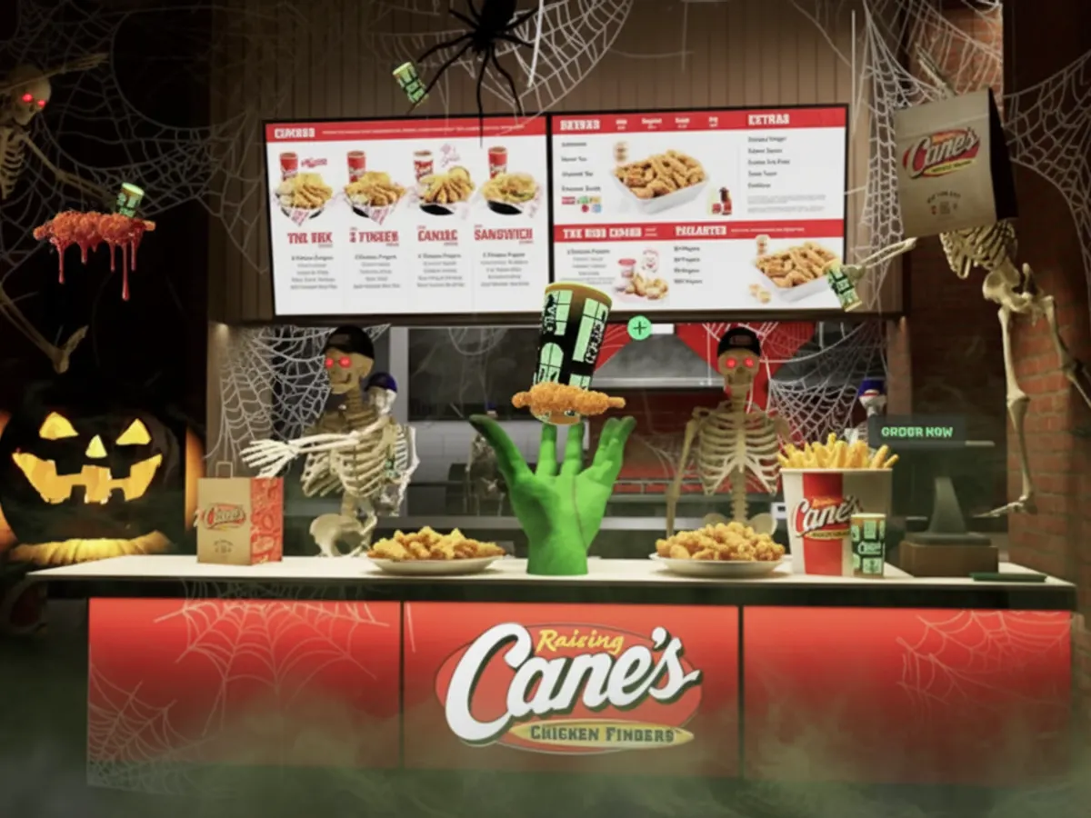 Cane’s Treats Are On the House! — free sample: Play the Halloween game, collect 5 bats, and get a code for free fries, toast, drink, or Cane’s Sauc