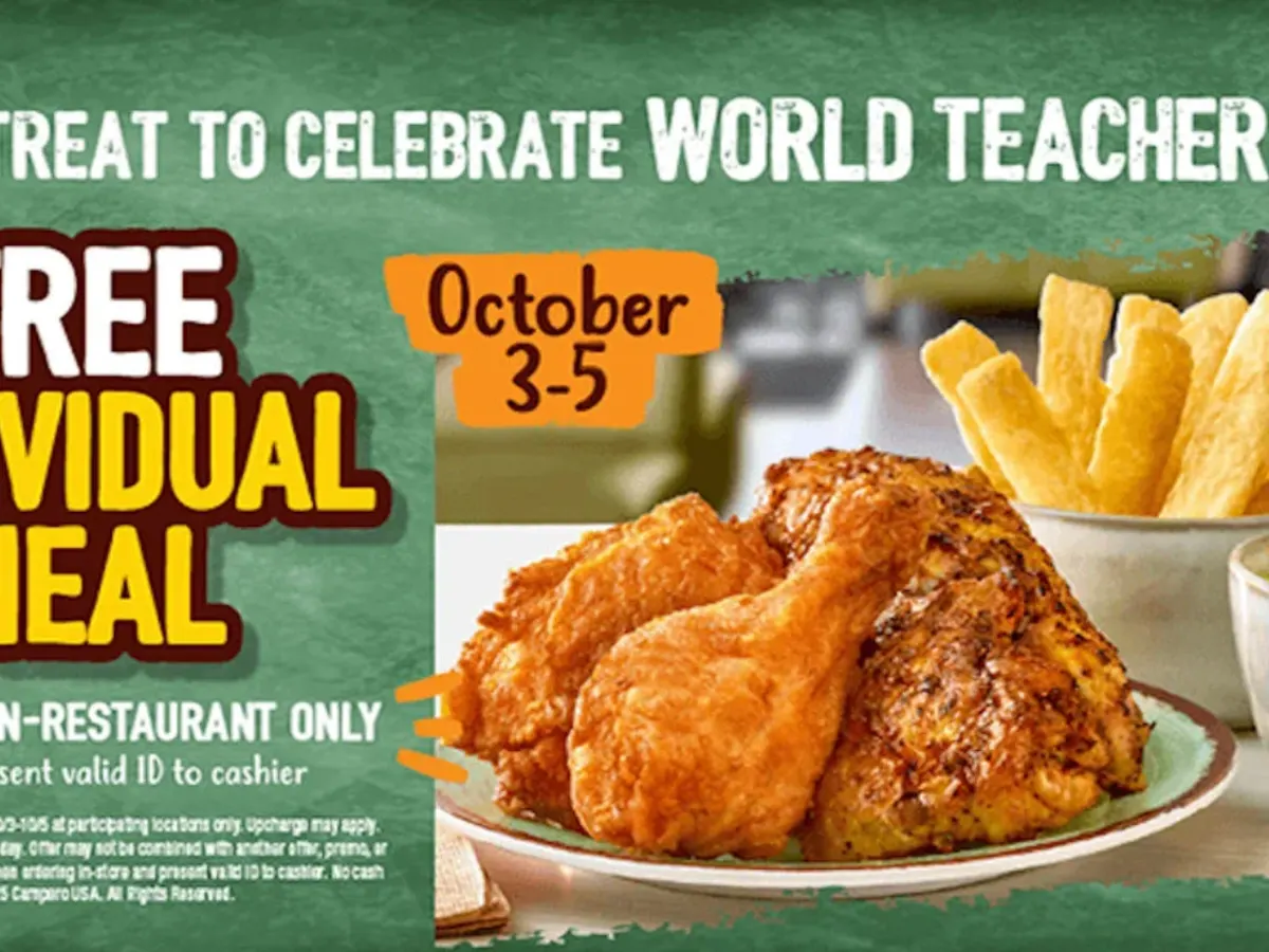 Teachers – Claim Your FREE Pollo Campero Meal Now! — free sample