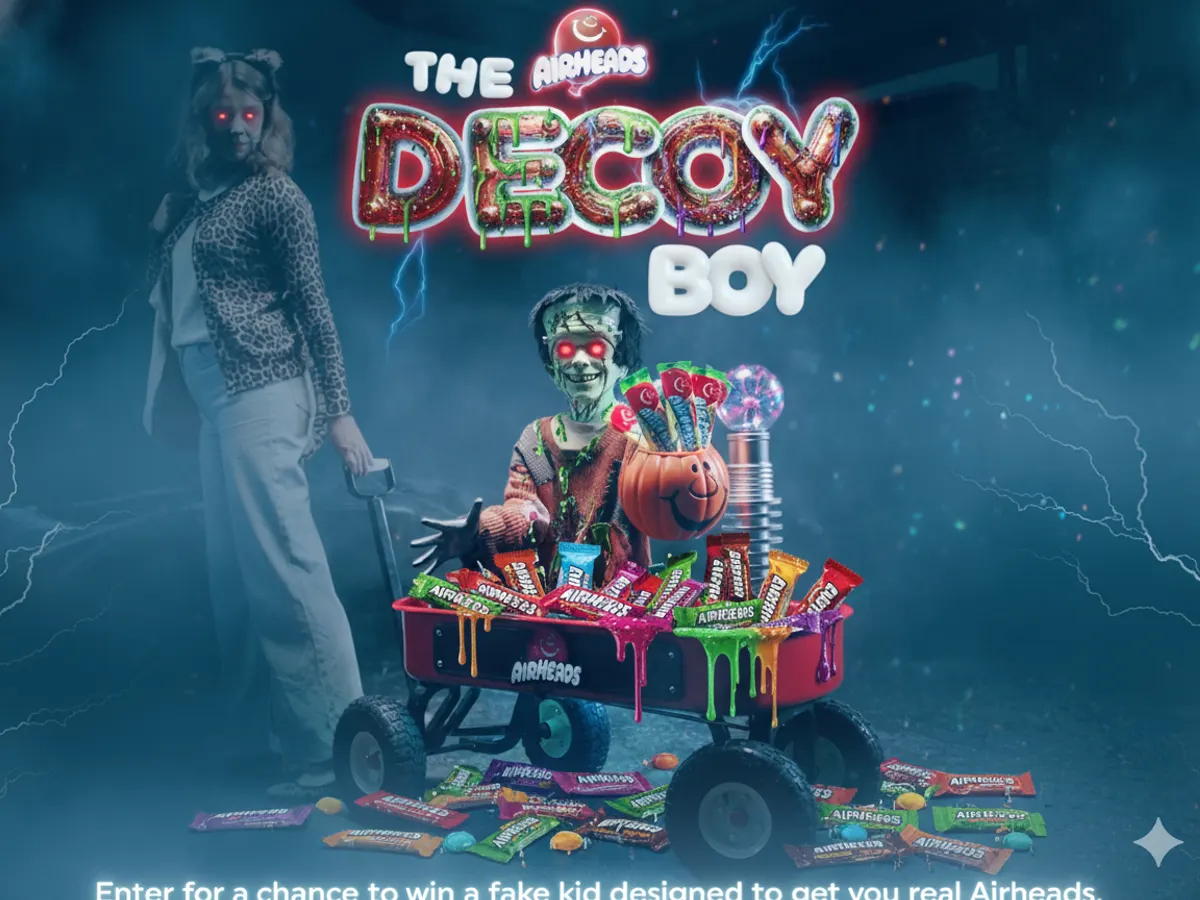 Airheads Wants to Hook You Up – Enter the Decoy Boy Sweepstakes! — free sample: Win an Airheads Decoy Boy Prize Pack! Enter daily through Oct 17, 2025 for a chance to win a remote-
