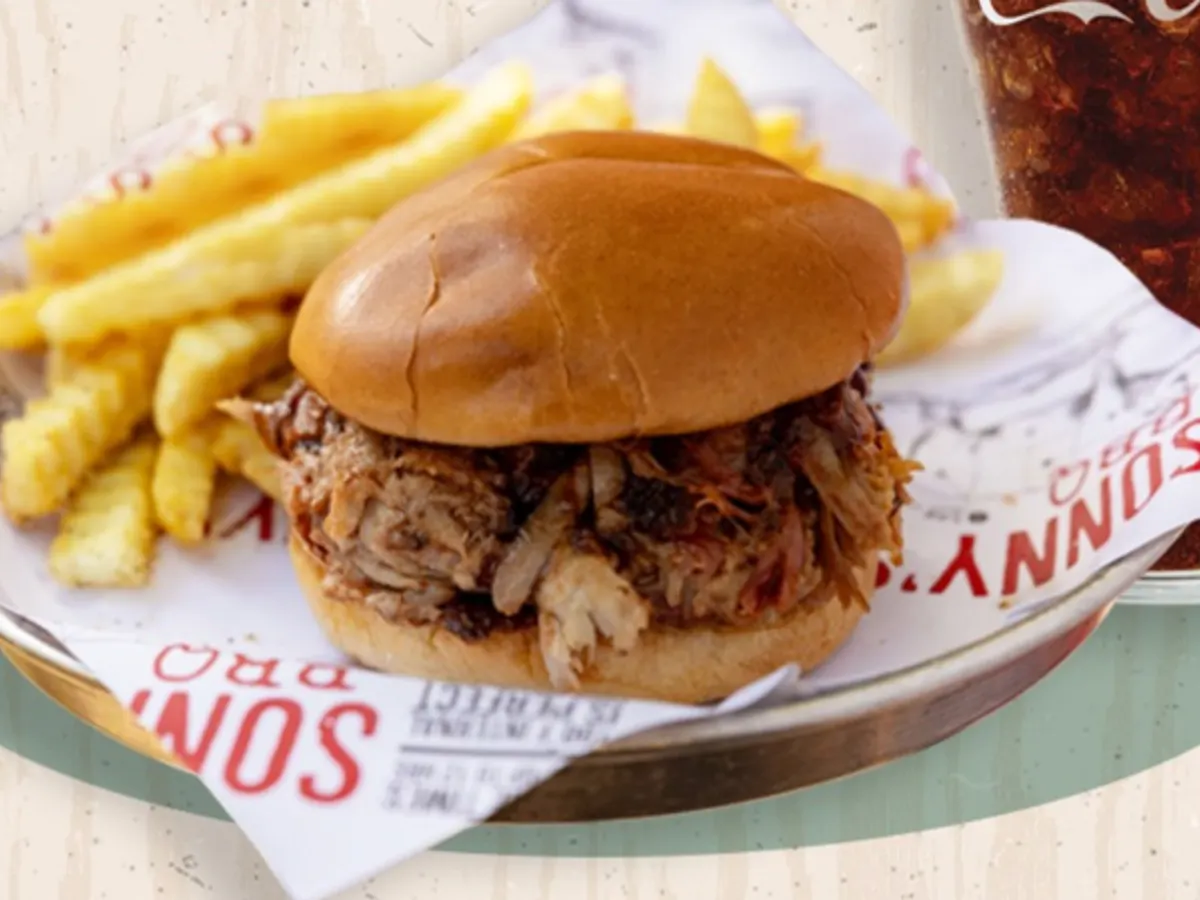 Sonny’s Special: FREE Pork Egg Rolls with Your Meal — free sample: Through Nov 2, Sonny’s Rewards members get pulled pork deals! Sign up free to join. Plus, free pork