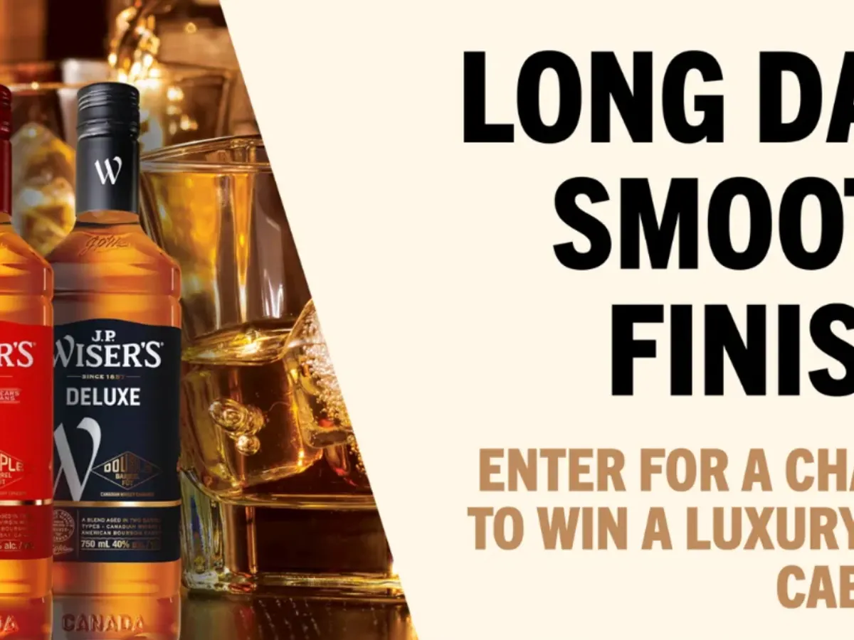Luxury Bar Cabinet Giveaway – Valued at $3,000! — free sample: Enter J.P. Wiser’s Home Bar Sweepstakes by 12/31/25 for a chance to win a $3,000 luxury bar cabinet 