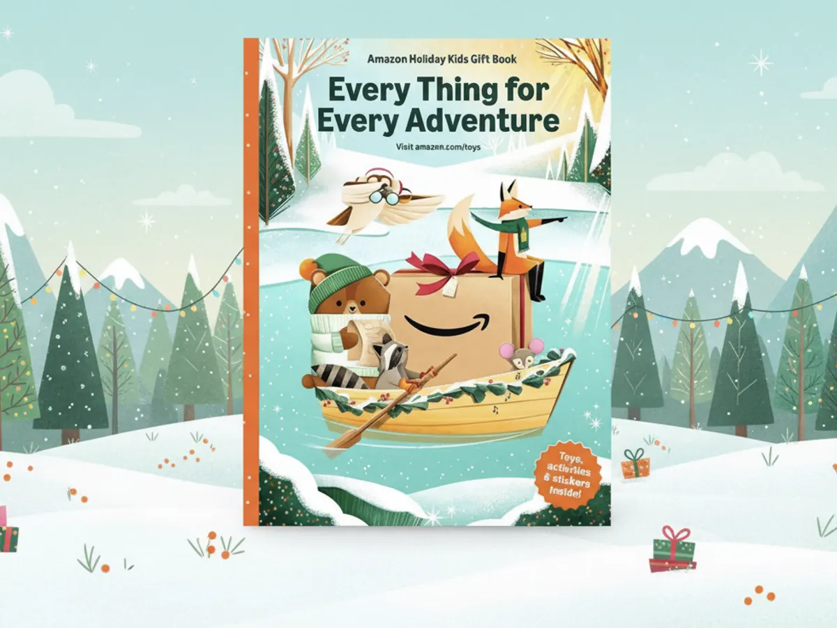 Holiday Magic for Kids – FREE Amazon Gift Book with Stickers! — free sample: Get up to 3 FREE copies of Amazon’s Holiday Kids Gift Book—no Prime required! Includes free shipping