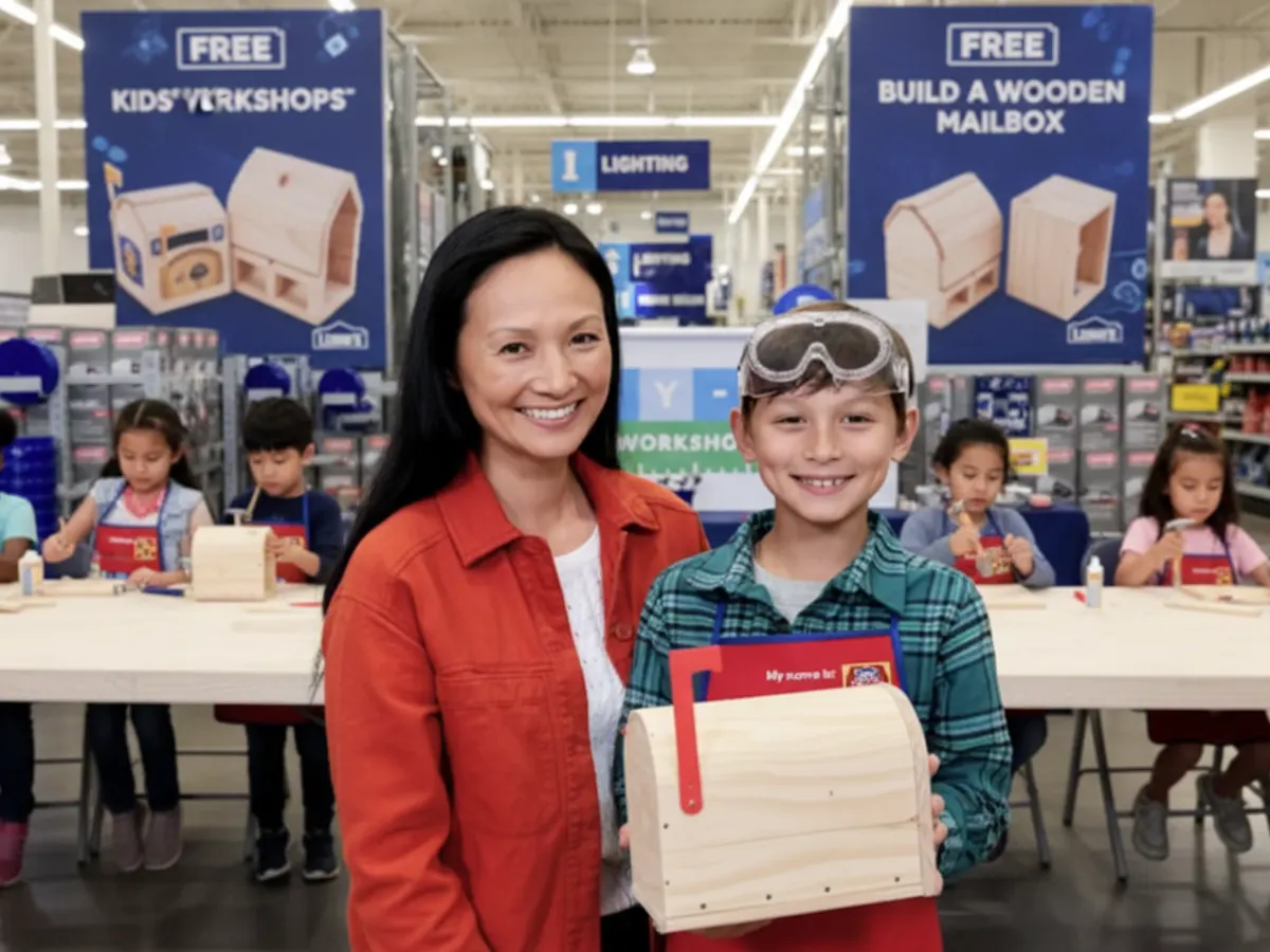 Mail a Memory – Free Letter Box Build for Kids at Lowe’s! — free sample: Register now for Lowe’s FREE Kids’ Workshop on Nov. 15 at 10 AM! Kids will build a fire safety lette