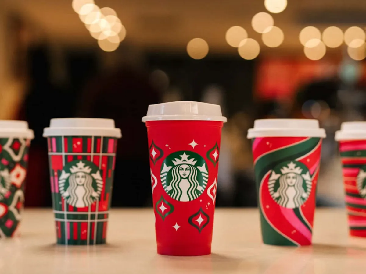 Sip into the Season – FREE Starbucks Red Cup Nov 13! — free sample: Get a FREE 2025 Starbucks Red Holiday Cup on Nov. 13 with any handcrafted holiday drink! While suppl