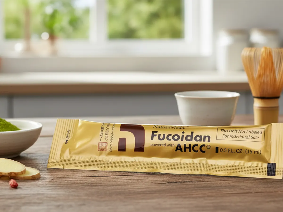 NatureMedic® Fucoidan with AHCC® – Free Sample Available Now! — free sample: The sample is for testing color, size, taste, and ease of use. Due to limited quantity, it may not f