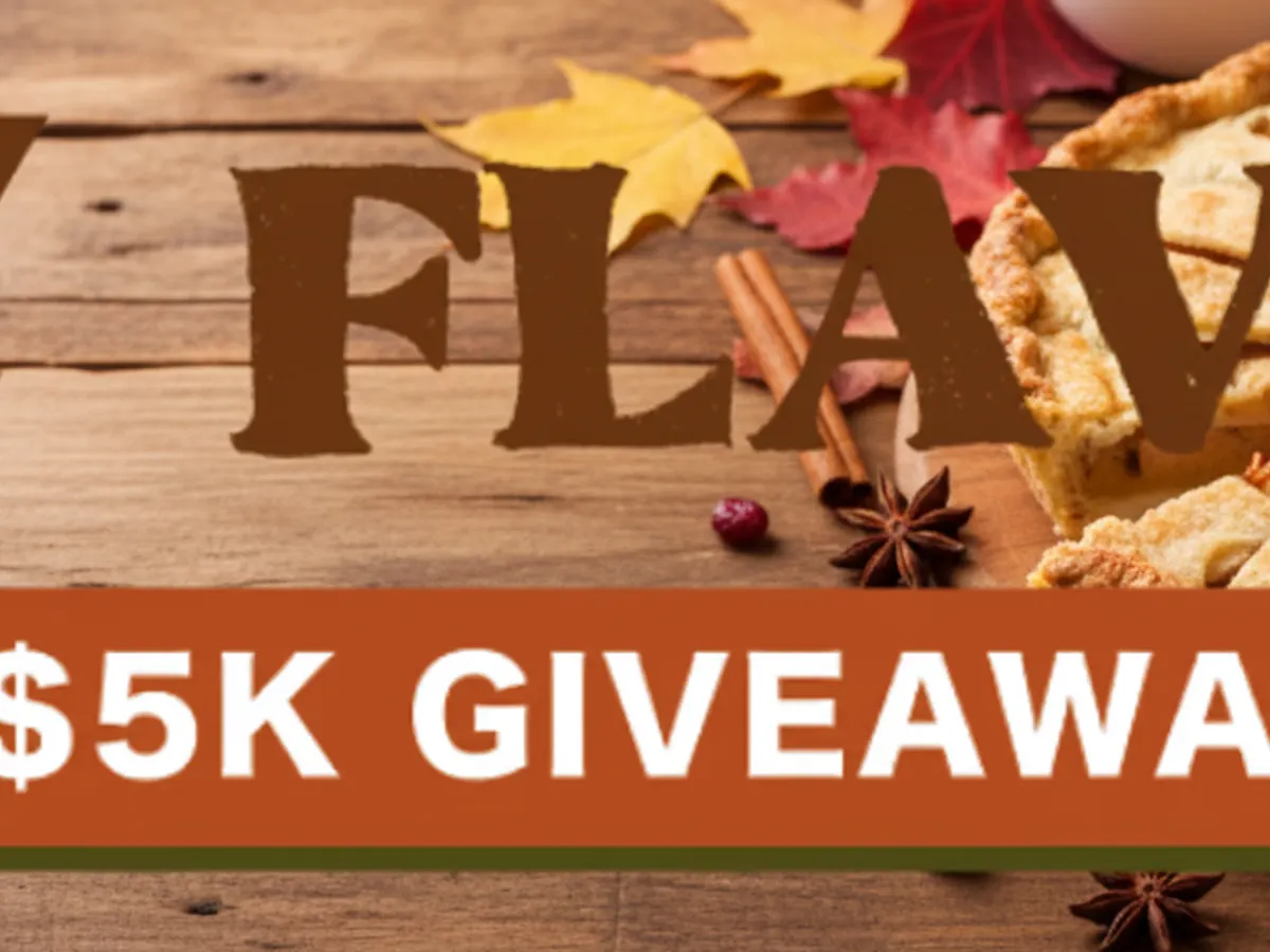 5,000 Kitchen Kick‑Start Giveaway — free sample: Enter the Food Network Fall Flavors $5K Giveaway for a chance to win $5,000!
Enter twice daily on F