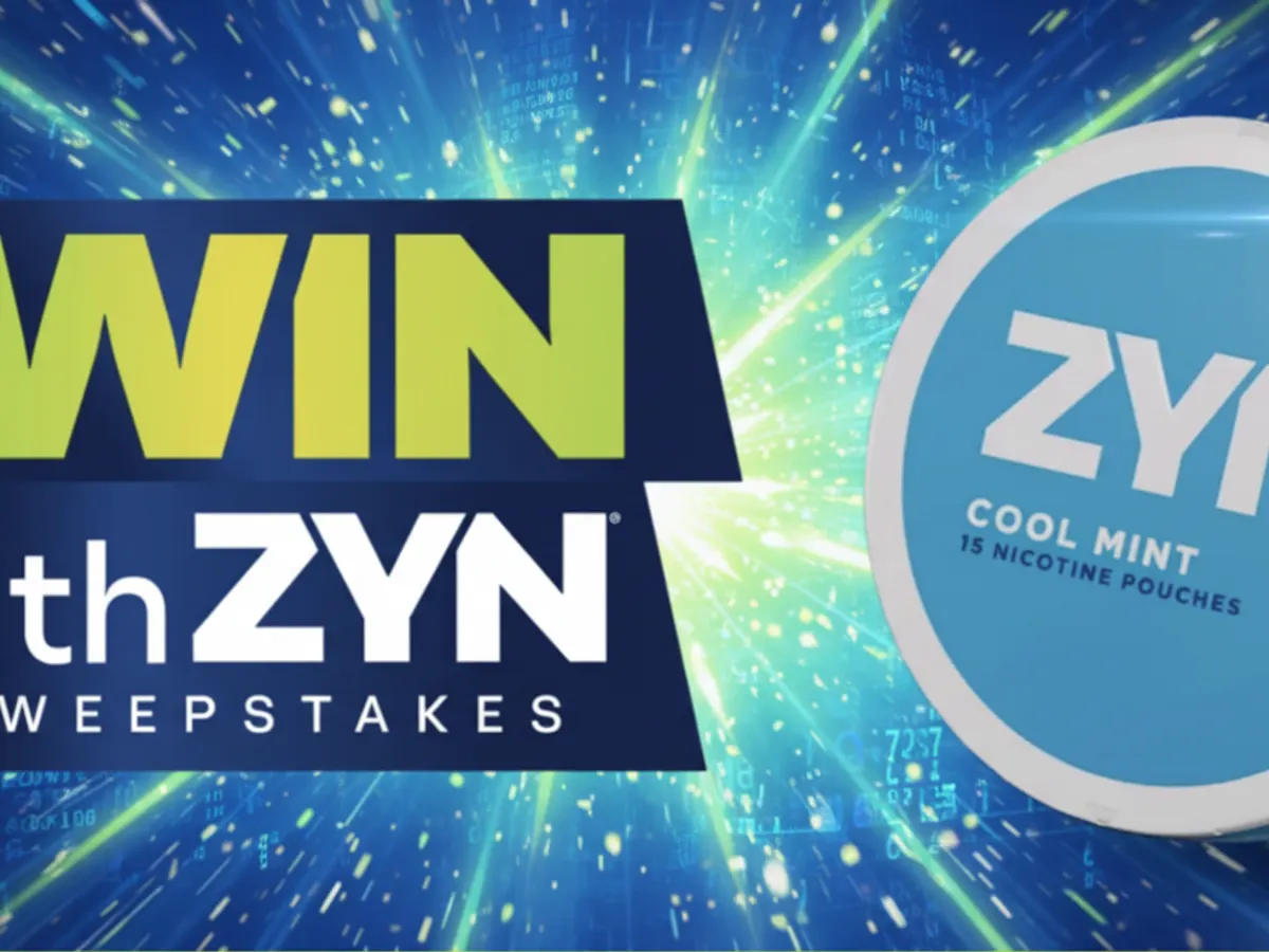$100K Jackpot + 5,000 Weekly Prizes – Enter to Win! — free sample: Enter the Win With ZYN Sweepstakes for a chance to win weekly prizes like tech gear, travel items, a