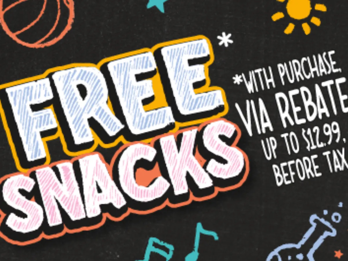 Limited Offer: FREE Snacks via Rebate (Up to $12.99)!