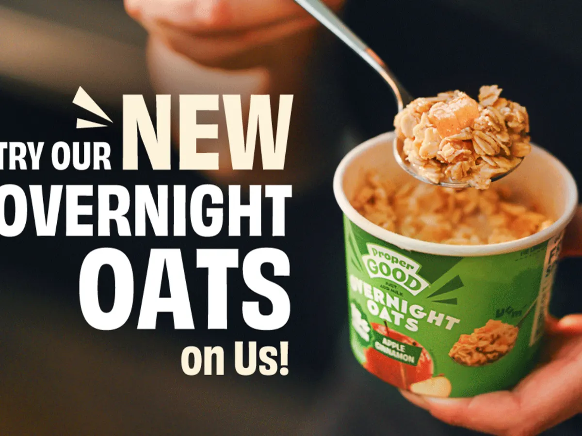 Get Your Morning Fix FREE — Proper Good Overnight Oats at Walmart — free sample