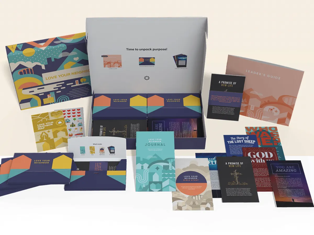 Brighten Someone’s Day! Free Love Your Neighbor Kit from Every Home — free sample: Get a free Love Your Neighbor Kit from Every Home—includes a Leader’s Guide and 12 Believer Packs to