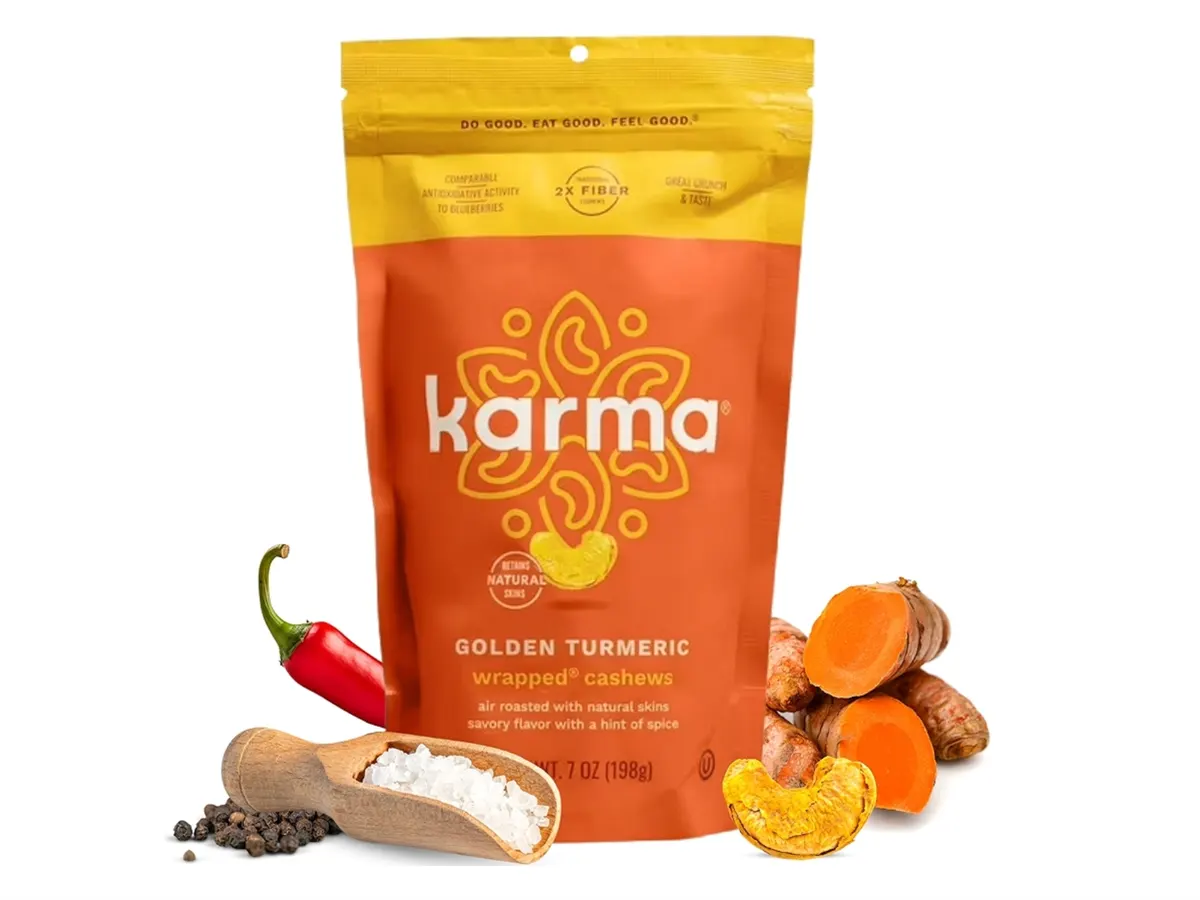 Crunchy, Turmeric-Infused Cashews for Free at Costco! — free sample: Get a FREE bag of Golden Turmeric Wrapped Cashews at Costco! 🥜 Buy a 32oz bag. Upload your receipt 