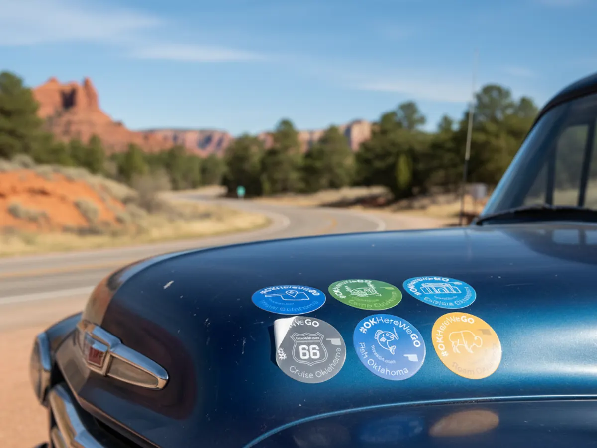 Your Free #OKHereWeGO Pack Is Here! โ free sample: Get a FREE #OKHereWeGO decal! ๐ Choose from 20 designs with free shipping. Order yours today!