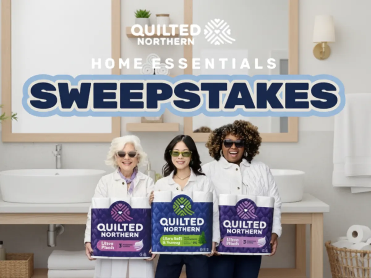 Roll-in the Savings: Win a Year’s Supply of Quilted Northern — free sample: Enter the Quilted Northern Home Essentials Sweepstakes for a chance to win a year’s supply of Quilte