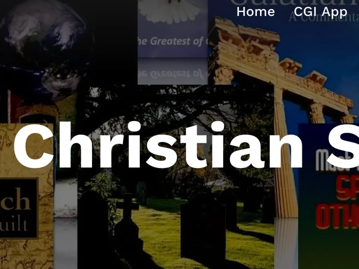 Free Faith-Based Booklets and CDs from Church of God International — free sample: Get booklets, CDs, and periodicals—limit 4 per week. Shipping to US & Canada. Download the free app 