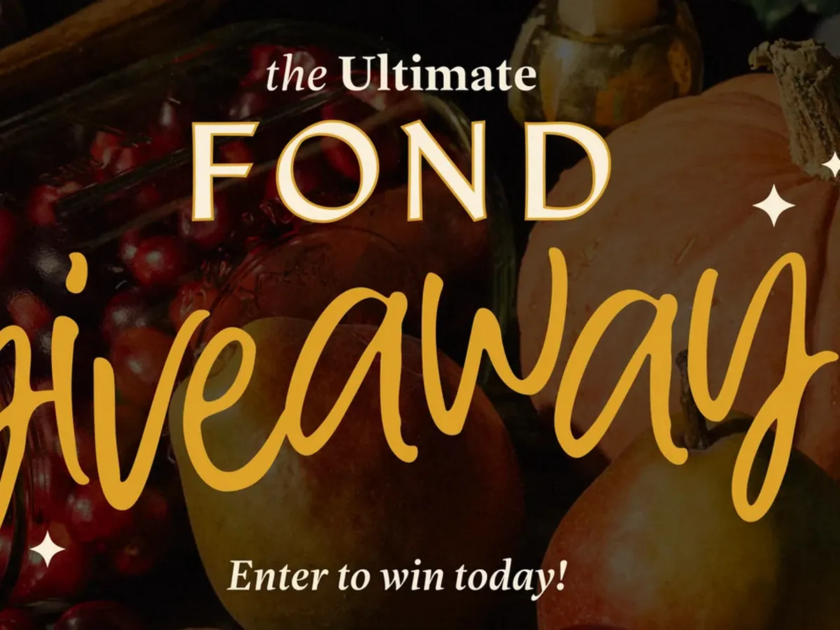 Your Dream Prizes Are Here — Ultimate FOND Giveaway! — free sample: Grand prize: 1 year’s supply. 10 winners: 3 months. 50 winners: Tallow Minis Variety Pack.
Enter by
