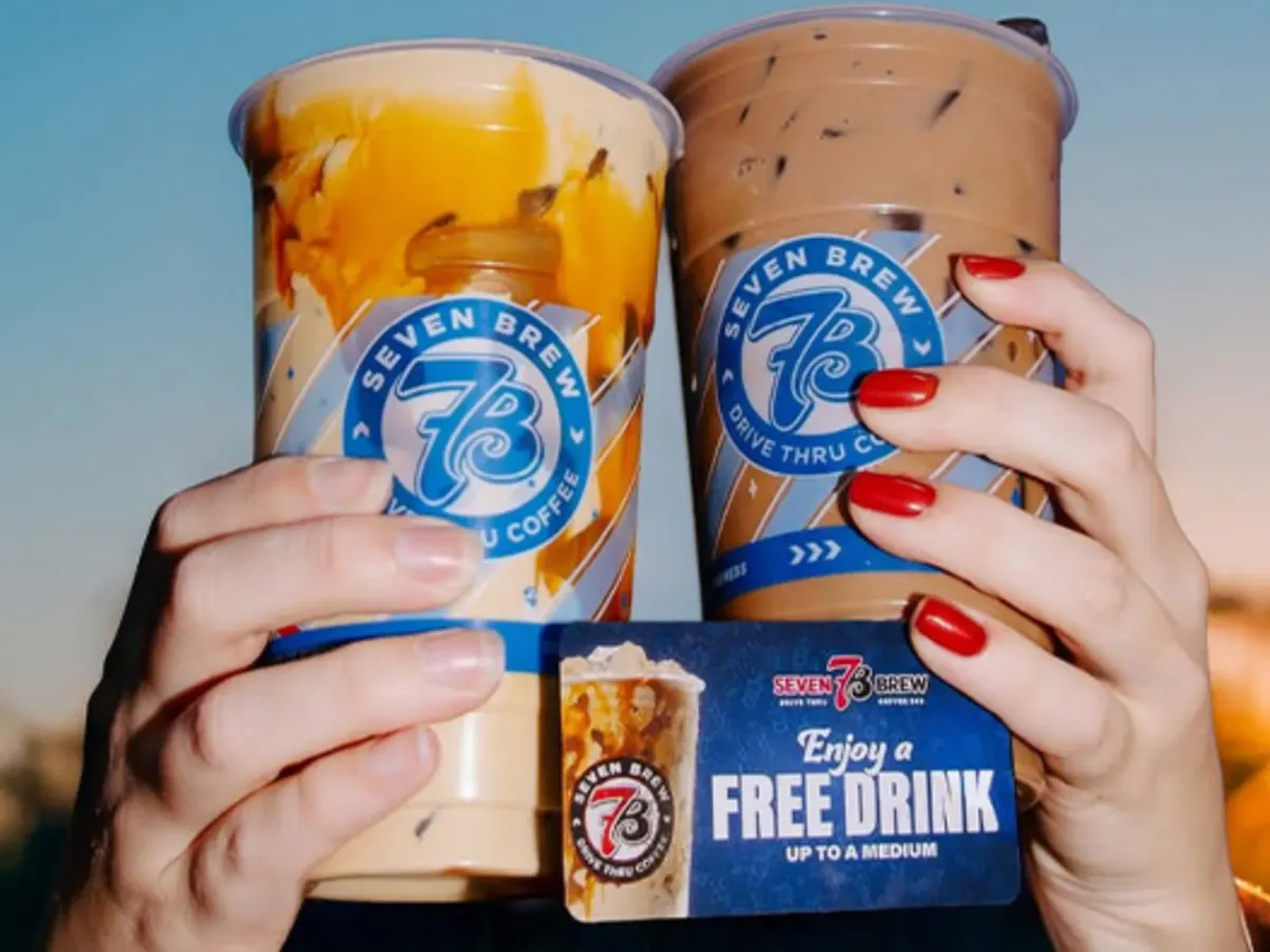 Don’t Miss Out — Free 7 Brew Drink Card With Purchase Today! — free sample: Today only (Nov 7), buy any 2 medium or large drinks and get a free drink card—valid for one medium