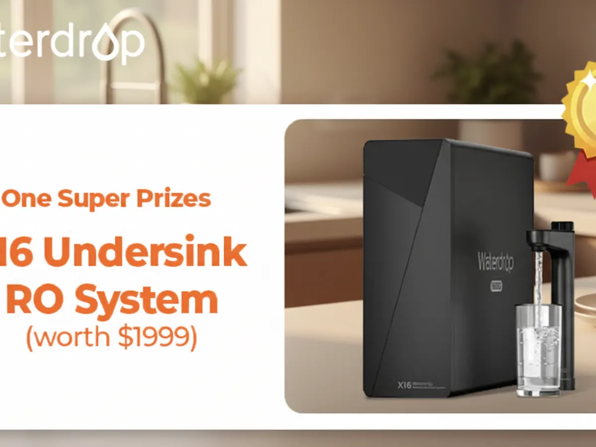 Waterdrop Black Friday Clean Water Giveaway