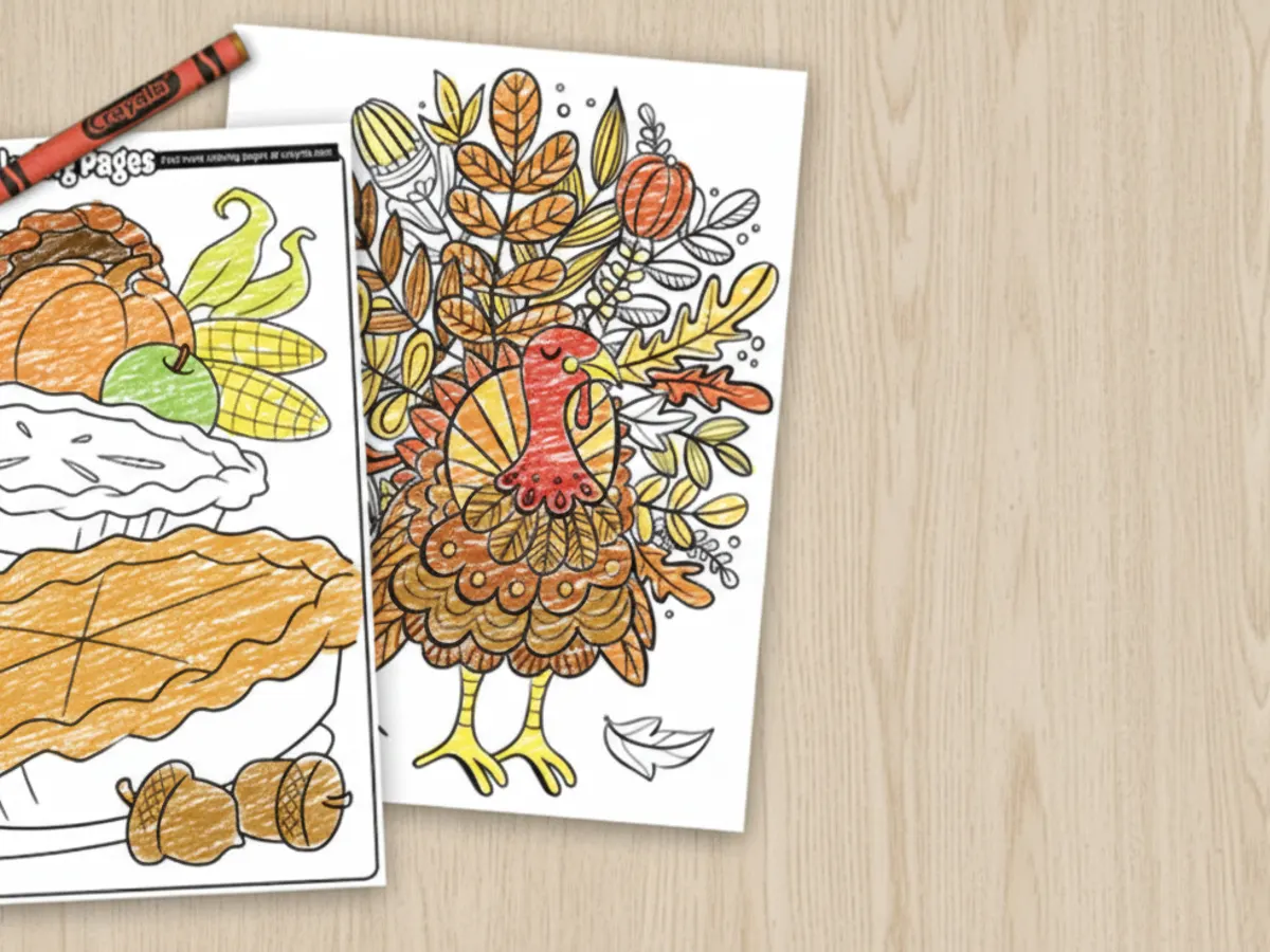 Keep Kids Busy This Thanksgiving with FREE Crayola Pages — free sample: Print and color FREE Thanksgiving coloring pages from Crayola! Fun turkeys, pumpkins, and autumn sce