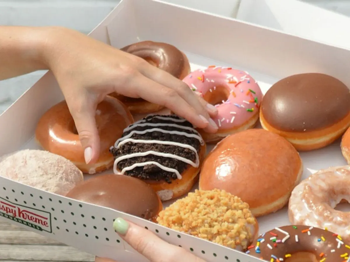 Krispy Kreme Donut — free sample: Get yours through 11/28 with any purchase. Check the Rewards section in your account and join for mo