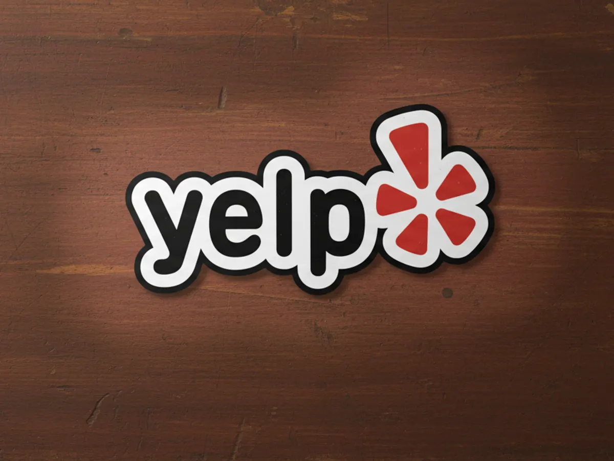 Yelp Sticker — free sample: Just fill out the form and Yelp will mail one to you. Need multiples for your team? Submit a separat