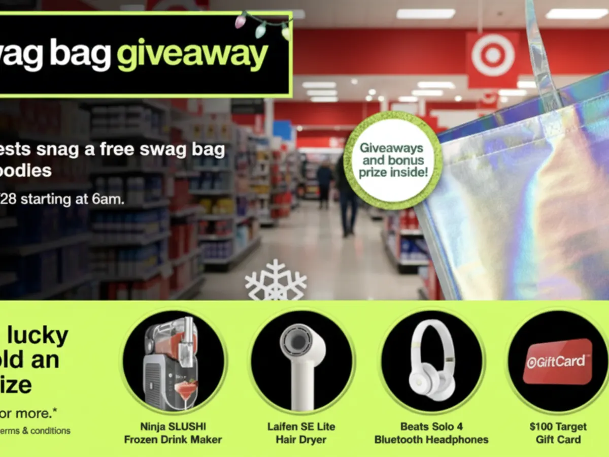 Beats Headphones — free sample: Stop by Target on Black Friday (Nov. 28) for a FREE swag bag for the first 100 shoppers starting at