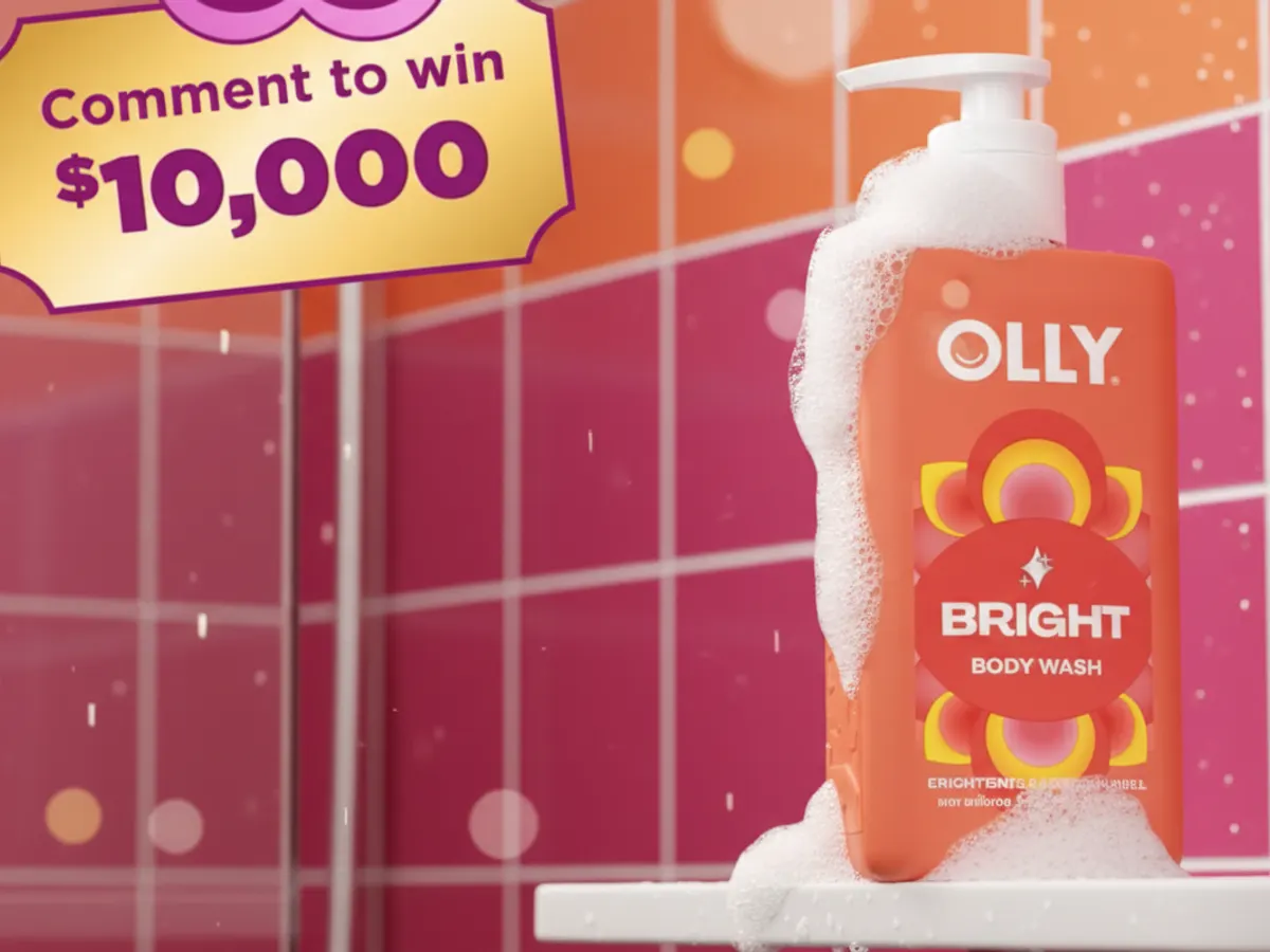 OLLY Body Care — free sample: 20 winners will get cash or OLLY Body Care bundles, including 10 Grand Prizes of $10,000! Enter via 
