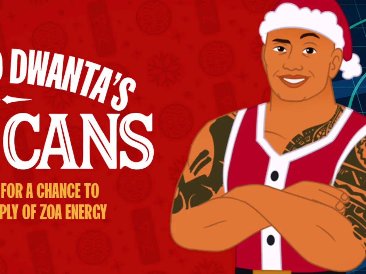 ZOA Dwanta Holiday Punch — free sample: Win big with the ZOA Dwanta Holiday Punch Sweepstakes! 500 winners get a case of ZOA Dwanta Holiday
