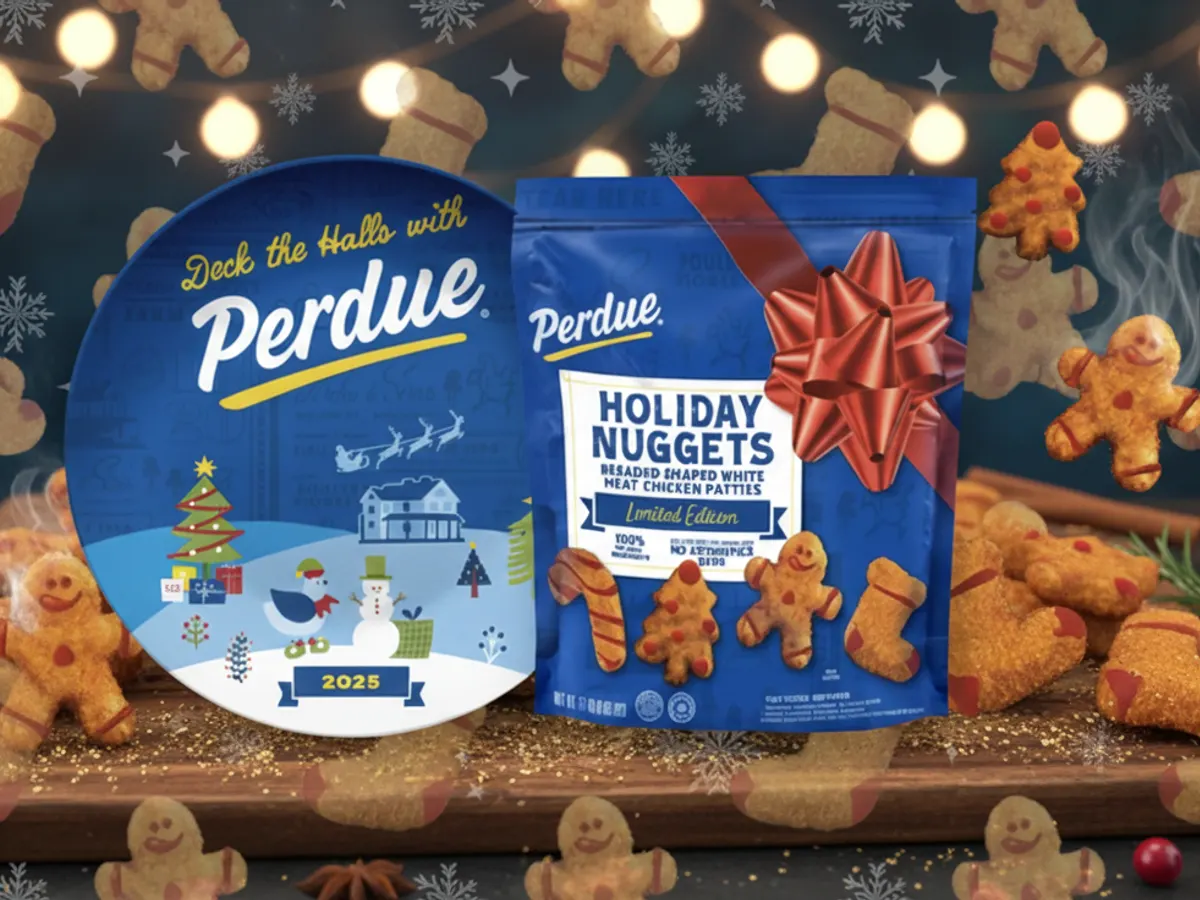 Perdue Holiday Nuggets — free sample: On Nov 28 at 12 PM EST, be one of the first 250 to get a FREE bag of Perdue Holiday Nuggets and a co