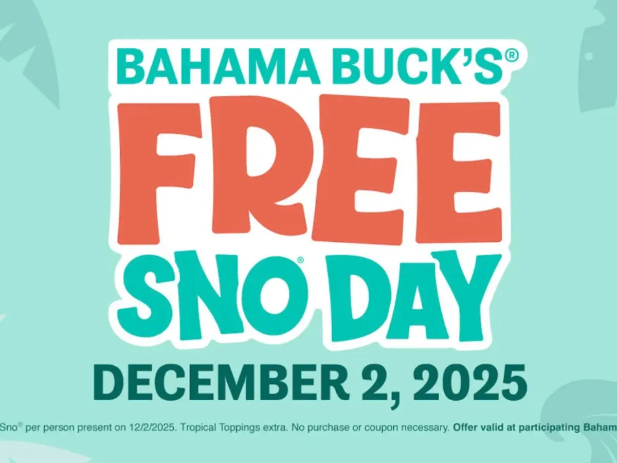 Bahama Buck's Sno — free sample: Get a free 12 oz. Sno on Tuesday, December 2nd at participating locations—no purchase necessary! Fin