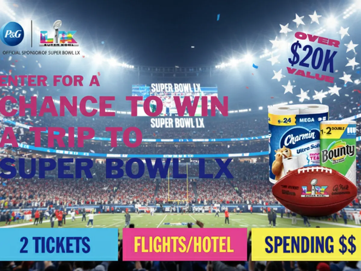 P&G BrandSAVER Super Bowl Trip — free sample: P&G brandSAVER is giving away two tickets to Super Bowl LX, plus flights, a 3-night hotel stay, and 
