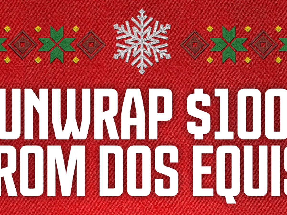 Dos Equis Holiday Game — free sample: 62 winners will get a $100 e-gift card. Enter daily through 12/31 in the Dos Equis Holiday Gifts Ins