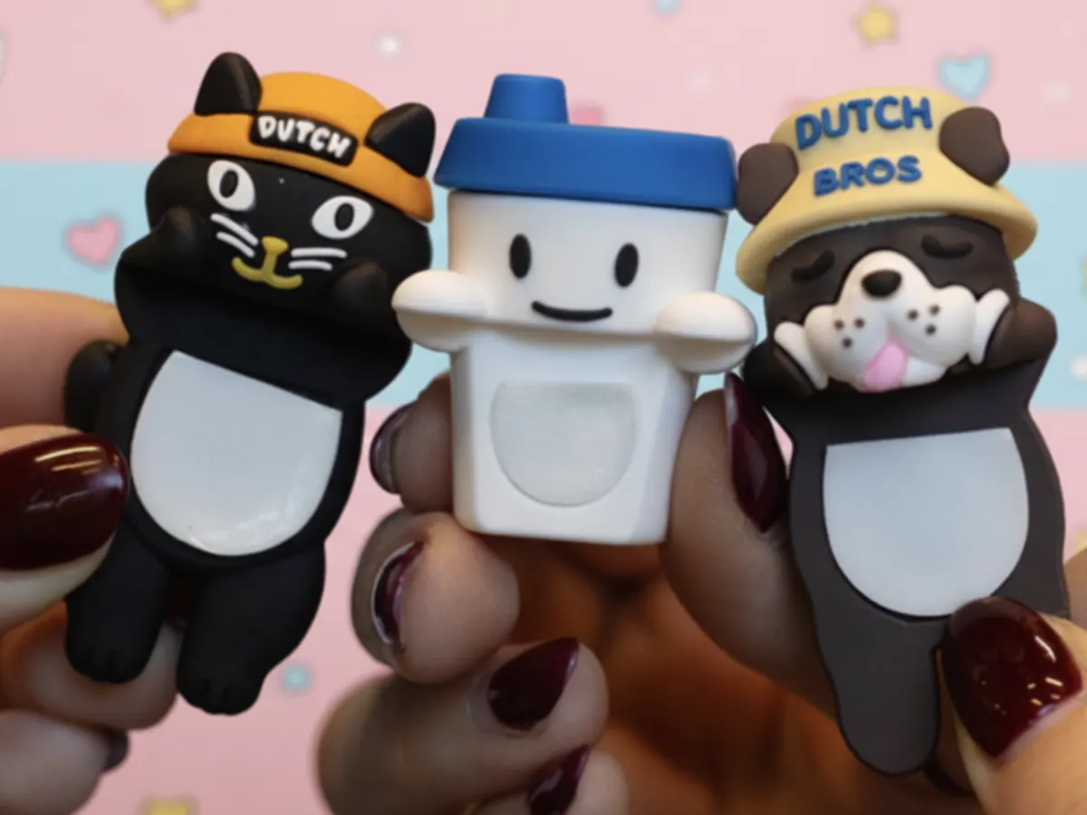 Dutch Bros Mini Figurine — free sample: Get a free mystery mini figurine at Dutch Bros today (Dec 10) with any medium or large drink startin