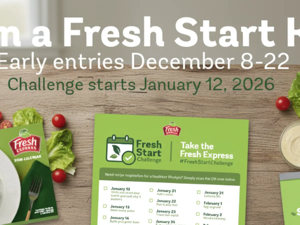 Fresh Start Kit — free sample: Hurry! The first 1,000 sign-ups get a FREE Fresh Start Kit with recipe cards, a challenge checklist,