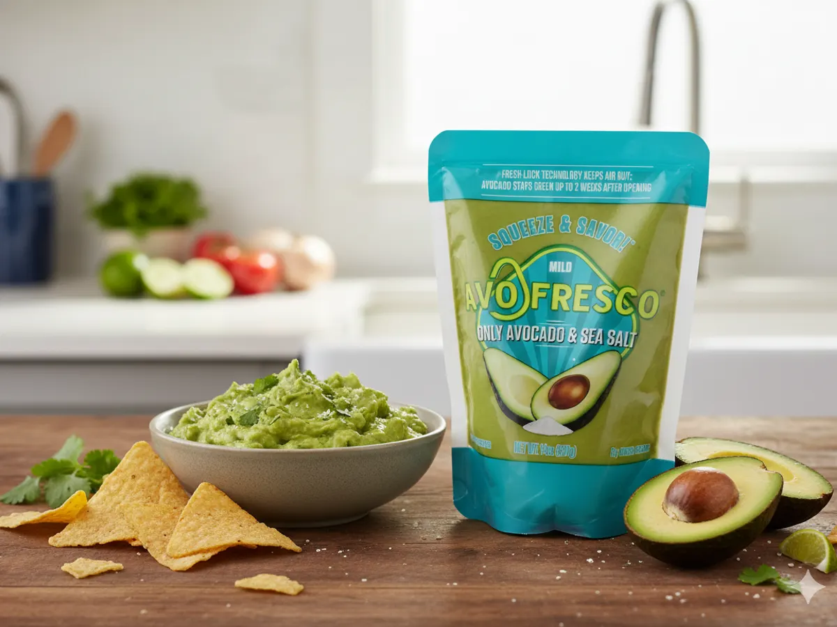 AvoFresco Guacamole Pouches — free sample: Get two FREE AvoFresco Guacamole Squeeze Pouches! Sign up for Aisle and Convert, buy 2 at Walmart, s