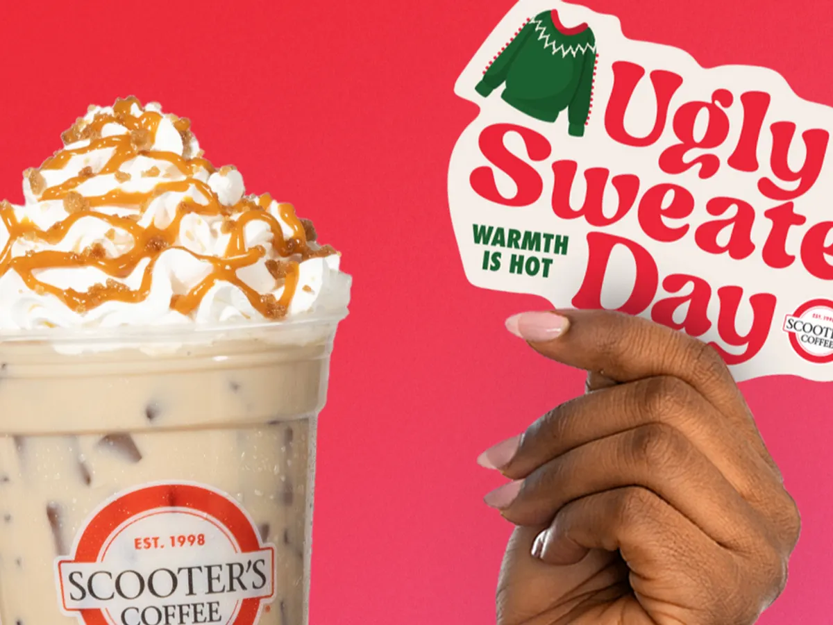 Scooter's Coffee Ugly Sweater Stickers
