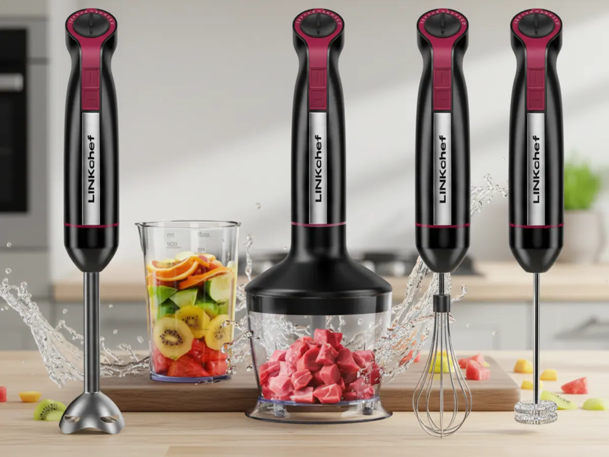 LINKChef Immersion Blender — free sample: Buy the blender and get $24.49 back—yours free! Cashback appears in 7 days, withdrawable after 14.