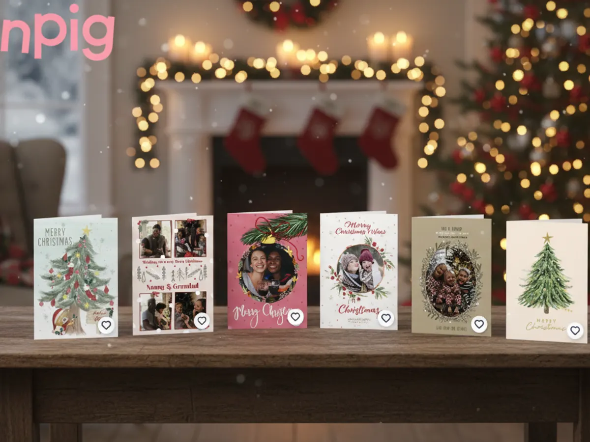 Moonpig Holiday Postcards — free sample: Use the app, customize a card, enter APPPOSTCARDS, and get free shipping. New account needed if you’