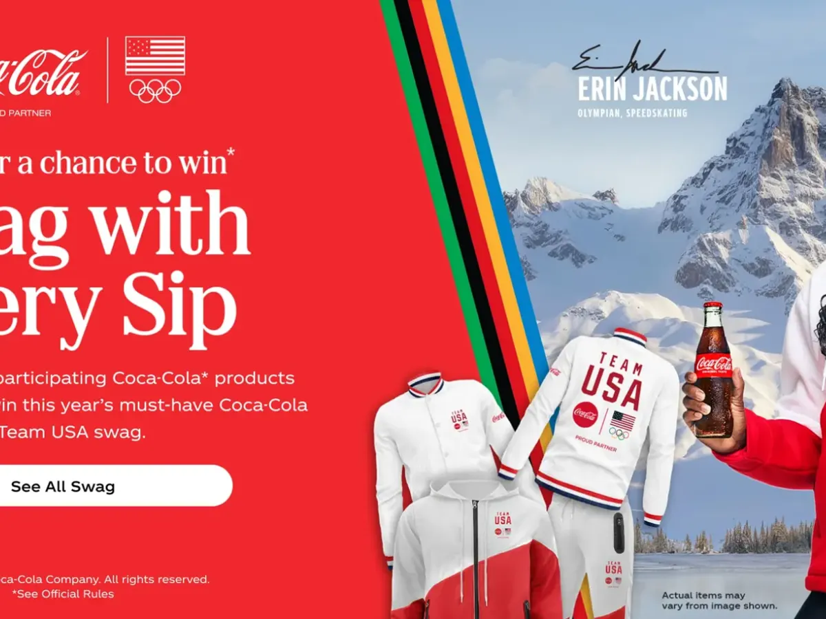 Coca‑Cola Swag — free sample: Play the Coca‑Cola Swag with Every Sip Instant Win Game daily through February 22 for a chance to wi
