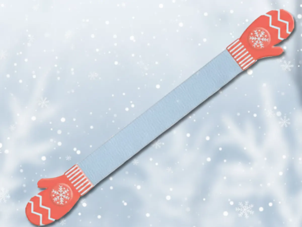 JCPenney Mitten Bookmark — free sample: Stop by your local JCPenney Saturday, January 10 from 11 AM–12 PM for the Kids Zone event — kids can