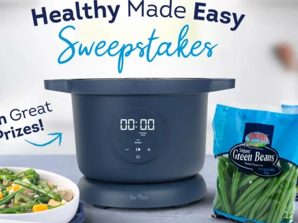 Pero Family Farms Fresh Vegetables — free sample: Enter the Pero Family Farms Sweepstakes to win a year of fresh veggies and an Our Place Dream Cooker