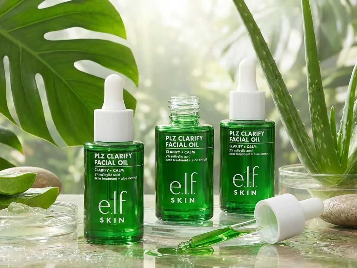e.l.f. Clarify Facial Oil — free sample: There’s a free e.l.f. PLZ Clarify Facial Oil sample showing up as sponsored ads on Instagram, Facebo