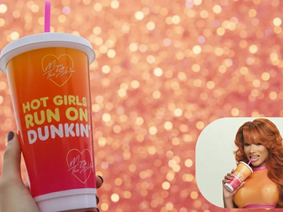 Dunkin' Megan Thee Stallion Cup — free sample: Get a FREE Megan Thee Stallion “Hot Girls Run on Dunkin’” cup at Dunkin’ on January 16 at 10am with 