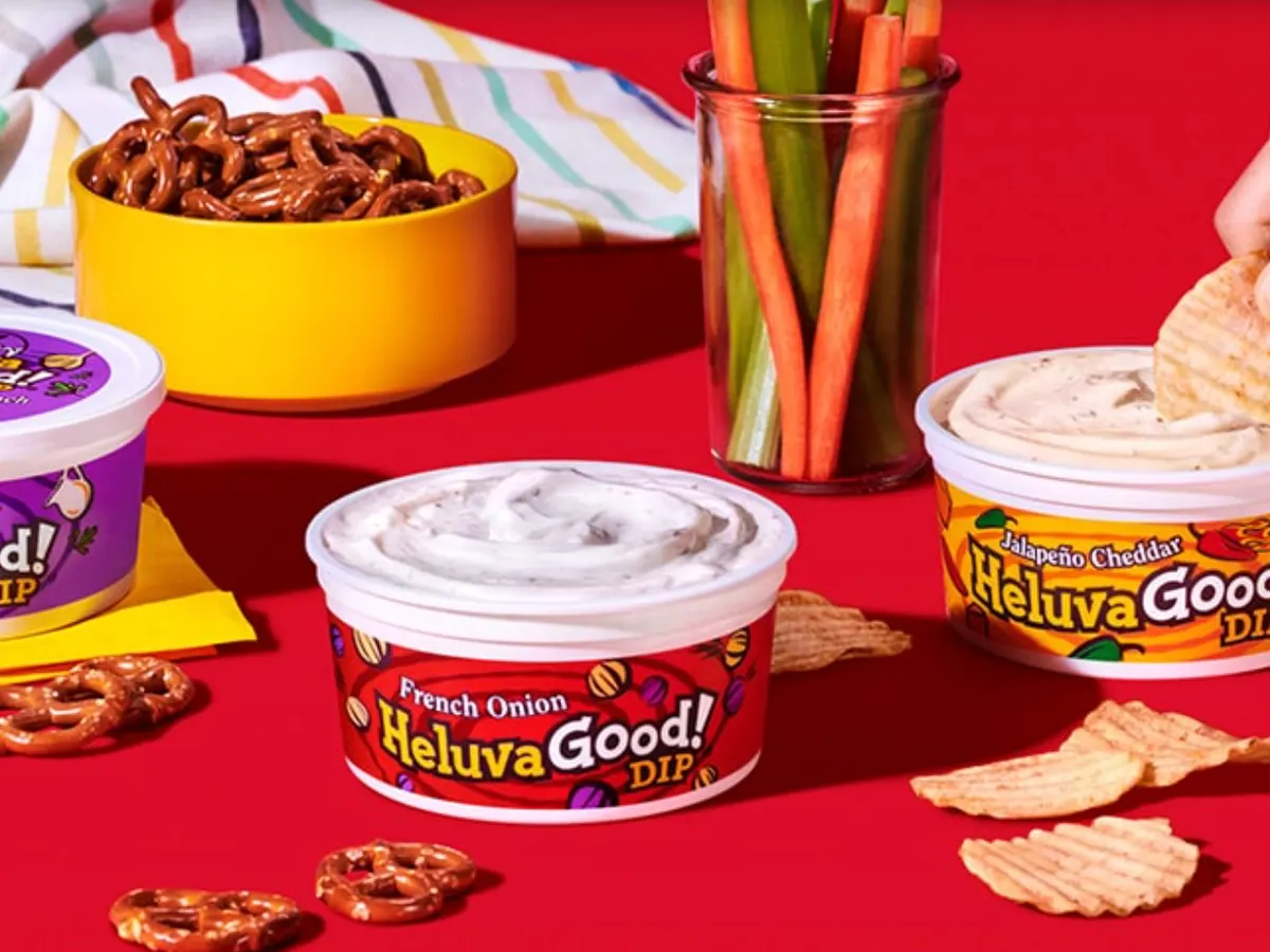 Heluva Good Dip — free sample: Win big! 120 prizes available—20 football party packs & 100 Heluva Good! dip coupons. Enter daily th